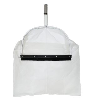 ATHENA WHITE HEAVY DUTY LEAF RAKE W_ BRUSH