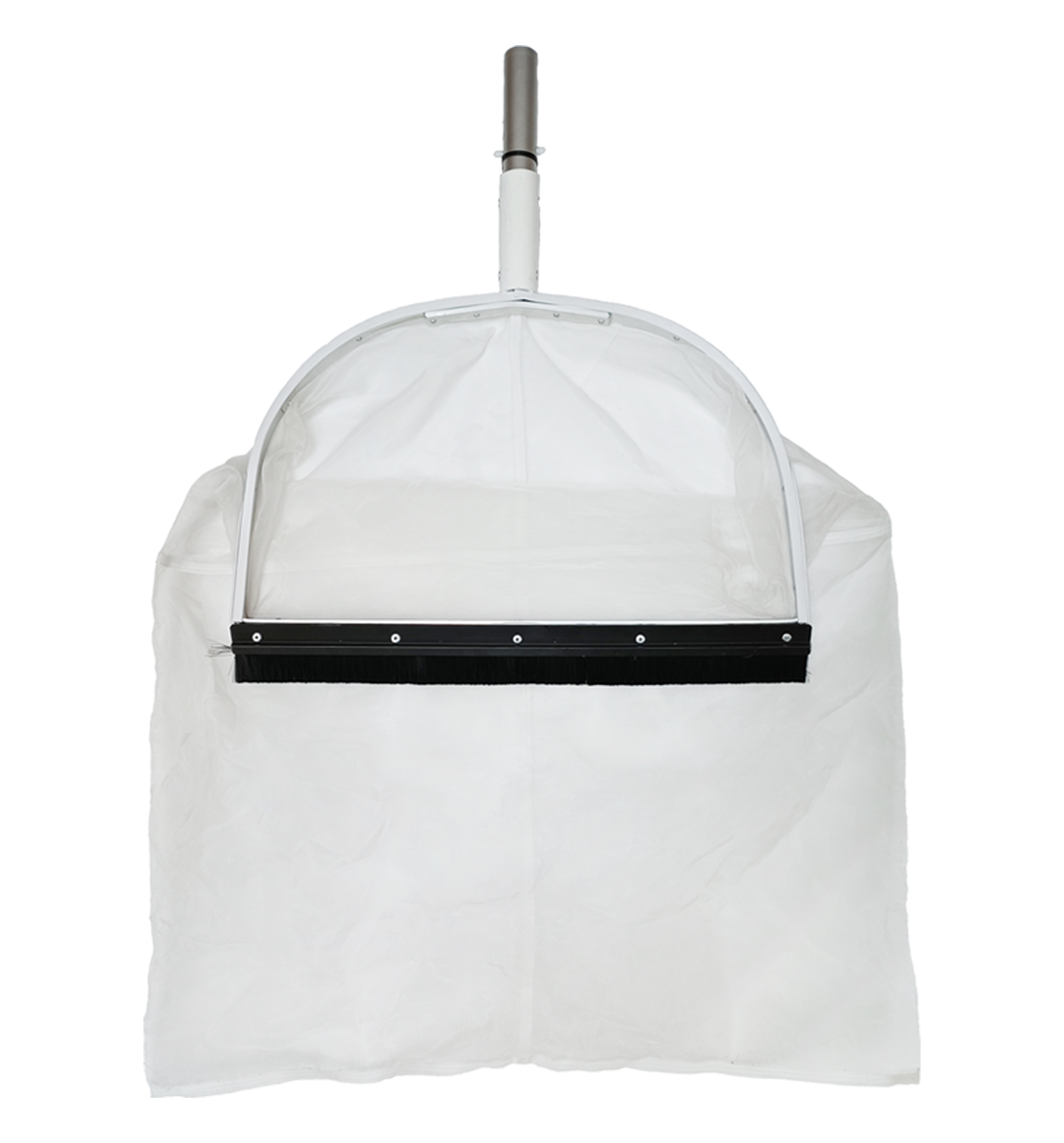 Athena White Heavy Duty Leaf Rake w/ Brush